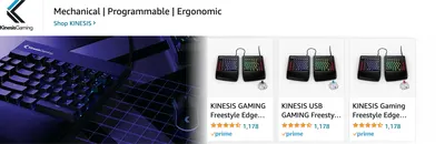 Sponsored Brands Ads for Amazon.com   gaming keyboard