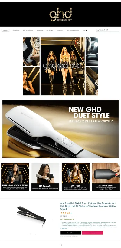 Brand Store for Amazon.com  ghd