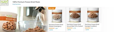 Sponsored Brands Ads for Amazon.com   ground beef