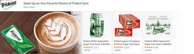 Sponsored Brands Ads for Amazon.com   gum