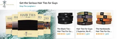 Sponsored Brands Ads for Amazon.com   hair ties