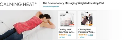 Sponsored Brands Ads for Amazon.com   heating pad