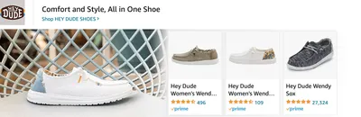 Sponsored Brands Ads for Amazon.com   hey dudes for men