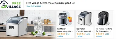 Sponsored Brands Ads for Amazon.com   ice makers countertop