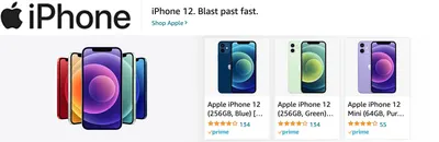 Sponsored Brands Ads for Amazon.com   iphone 12