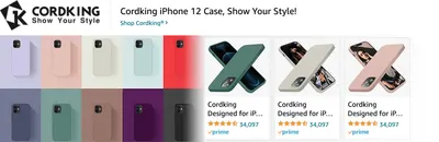 Sponsored Brands Ads for Amazon.com   iphone 12 case