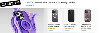 Sponsored Brands Ads for Amazon.com   iphone 14 pro max case