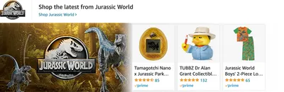 Sponsored Brands Ads for Amazon.com   jurassic world dominion