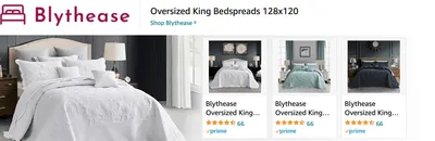 Sponsored Brands Ads for Amazon.com   king size comforter set