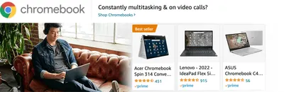 Sponsored Brands Ads for Amazon.com   laptop computer