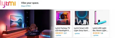 Sponsored Brands Ads for Amazon.com   led lights