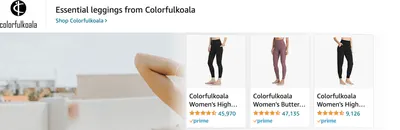Sponsored Brands Ads for Amazon.com   leggings for women