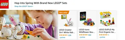 Sponsored Brands Ads for Amazon.com   lego