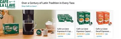 Sponsored Brands Ads for Amazon.com   nespresso pods