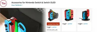 Sponsored Brands Ads for Amazon.com   nintendo switch