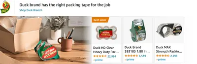 Sponsored Brands Ads for Amazon.com   packing tape