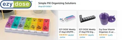 Sponsored Brands Ads for Amazon.com   pill organizer