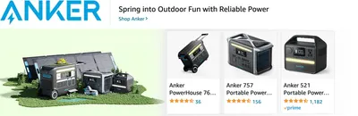 Sponsored Brands Ads for Amazon.com   power bank