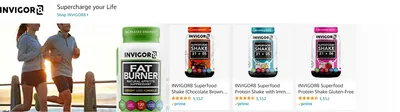 Sponsored Brands Ads for Amazon.com   premier protein shake