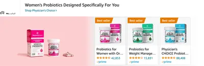 Sponsored Brands Ads for Amazon.com   probiotics for women