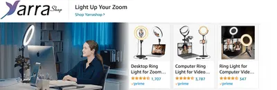 Sponsored Brands Ads for Amazon.com   ring light