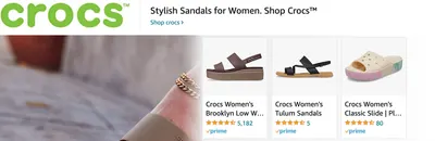 Sponsored Brands Ads for Amazon.com   sandals women