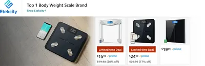 Sponsored Brands Ads for Amazon.com   scale for body weight