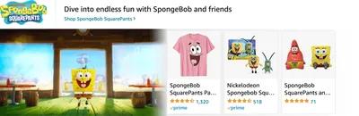 Sponsored Brands Ads for Amazon.com   spongebob squarepants