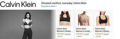 Sponsored Brands Ads for Amazon.com   sports bras for women