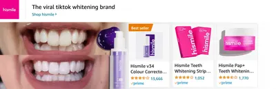 Sponsored Brands Ads for Amazon.com   teeth whitening kit