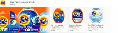 Sponsored Brands Ads for Amazon.com   tide pods