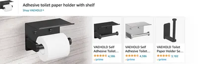 Sponsored Brands Ads for Amazon.com   toilet paper holder