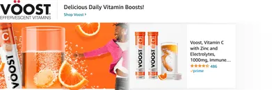 Sponsored Brands Ads for Amazon.com   vitamin c