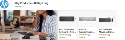 Sponsored Brands Ads for Amazon.com   wireless keyboard