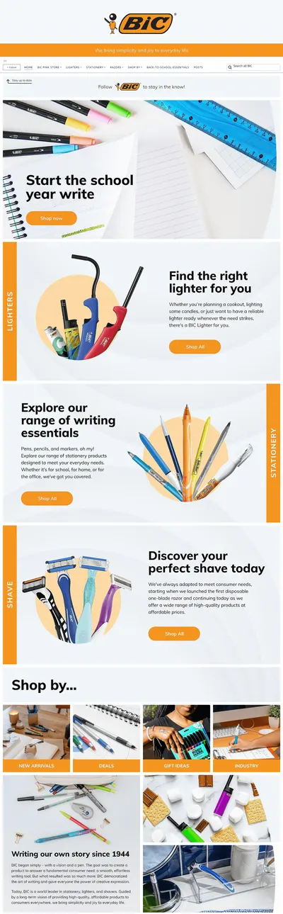 Brand Store for BIC