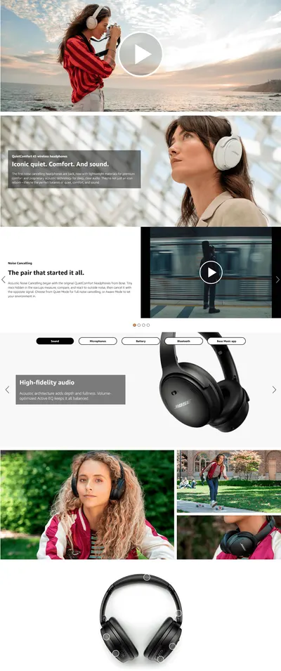 Premium A+ Content for Bose ConsumerElectronics AA 1