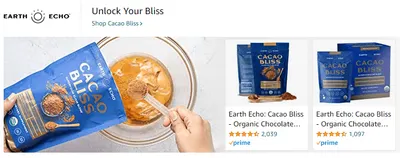 Sponsored Brands Ads for CacaoBliss