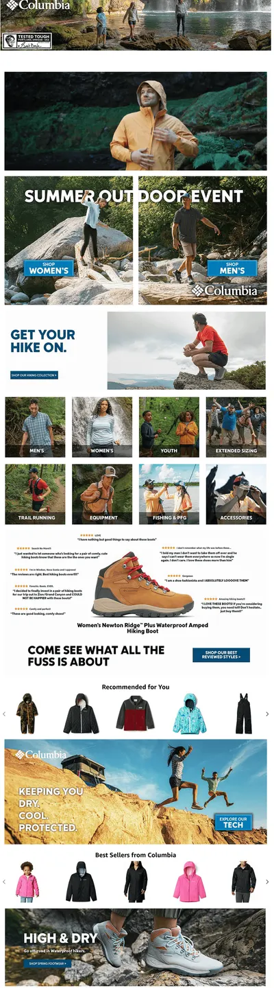 Brand Store for Colombia Outdoors STORE 2