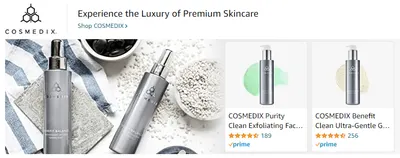 Sponsored Brands Ads for Cosmedix
