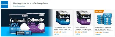 Sponsored Brands Ads for Cottonelle