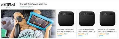 Sponsored Brands Ads for Crucial