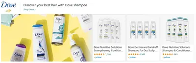 Sponsored Brands Ads for Dove