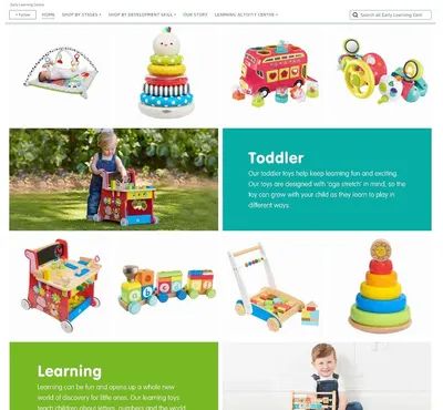 Brand Store for EARLY LEARNING CENTRE STORE TG 1