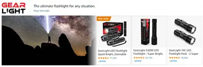 Sponsored Brands Ads for GearLight