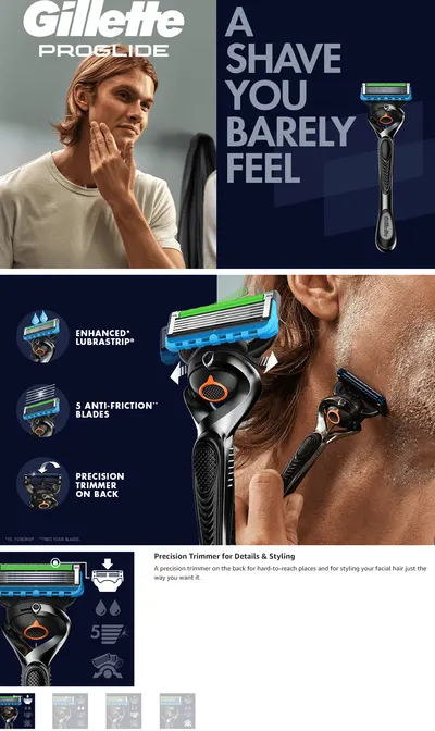 Basic A+ Content for Gillete HealthAndPersonalCare AA 4