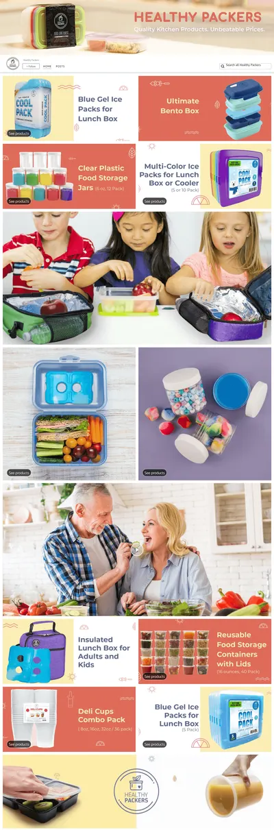 Brand Store for Healthy Packers
