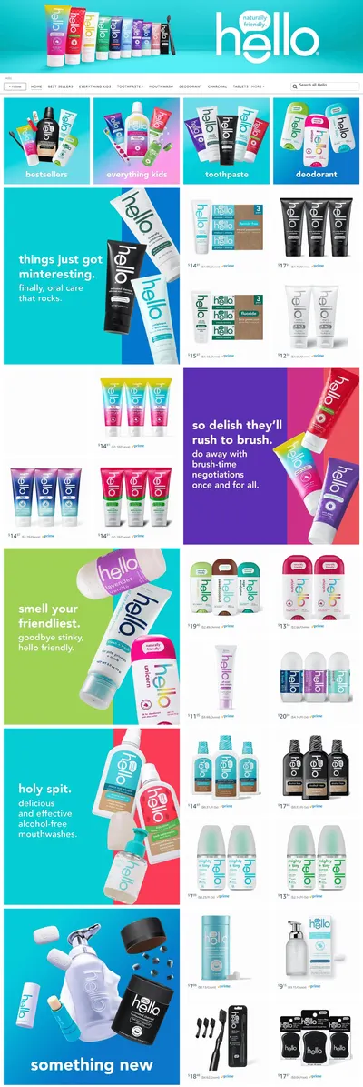 Brand Store for Hello