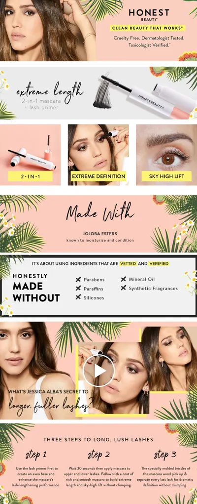 Basic A+ Content for Honest Beauty 2