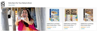 Sponsored Brands Ads for IQBar