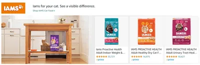 Sponsored Brands Ads for Iams